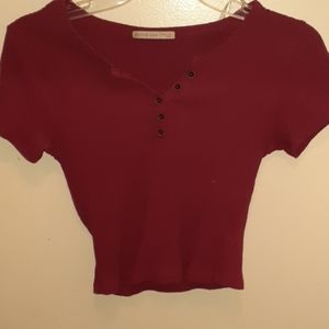 Tight fitting crop top